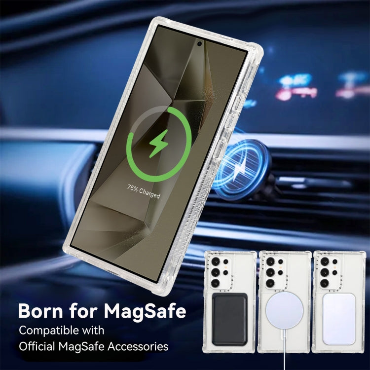 For Samsung Galaxy S24 Ultra Dreamland MagSafe Magnetic 3 in 1 TPU + PC Phone Case(Transparent) by buy2fix