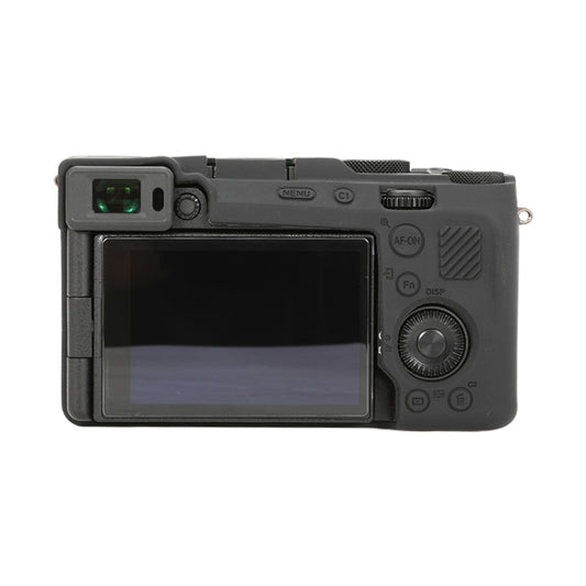 For Sony ILCE-7CM2 / A7C II / A7CR Glossy Soft Silicone Protective Case(Black) by buy2fix