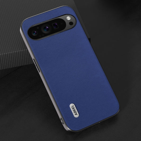 For Google Pixel 9 Pro ABEEL Arashi Texture PU Phone Case(Deep Sea) by buy2fix