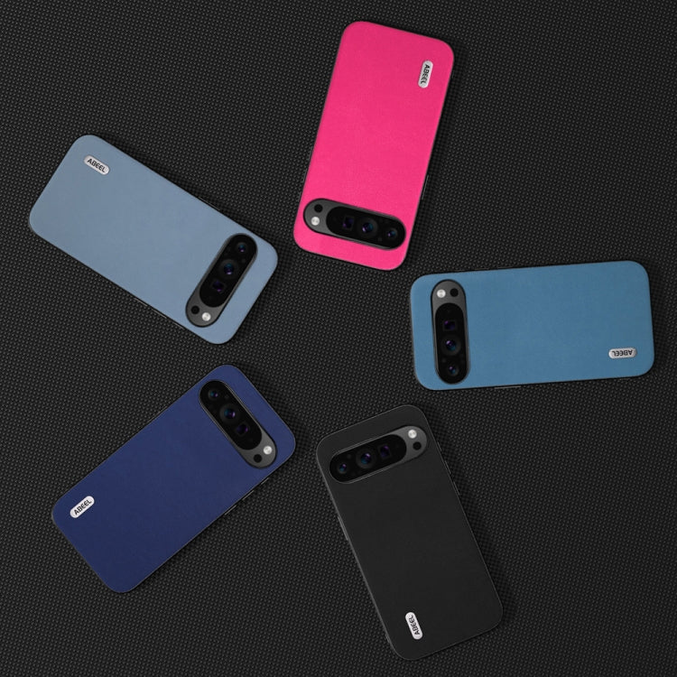For Google Pixel 9 Pro ABEEL Arashi Texture PU Phone Case(Deep Sea) by buy2fix