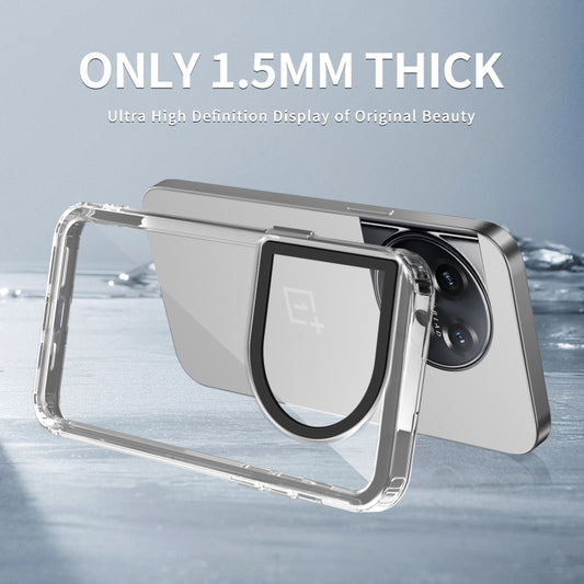 For OnePlus 11/11R/Ace 2 Transparent Acrylic + TPU Shockproof Phone Case(Transparent) by buy2fix