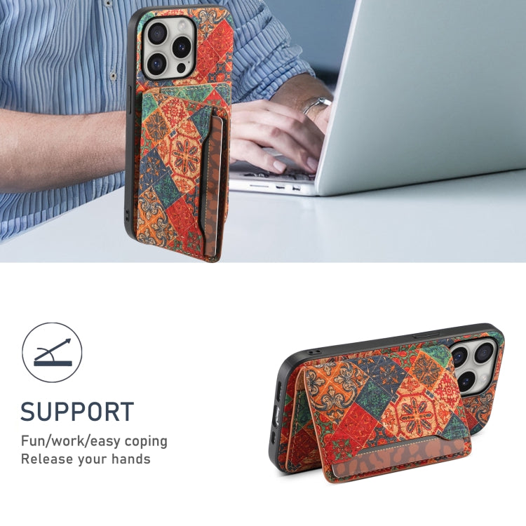 For iPhone 16 Pro Card Slot Holder Phone Case(Winter Blue) by buy2fix