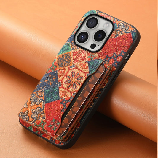 For iPhone 16 Pro Max Card Slot Holder Phone Case(Winter Blue) by buy2fix