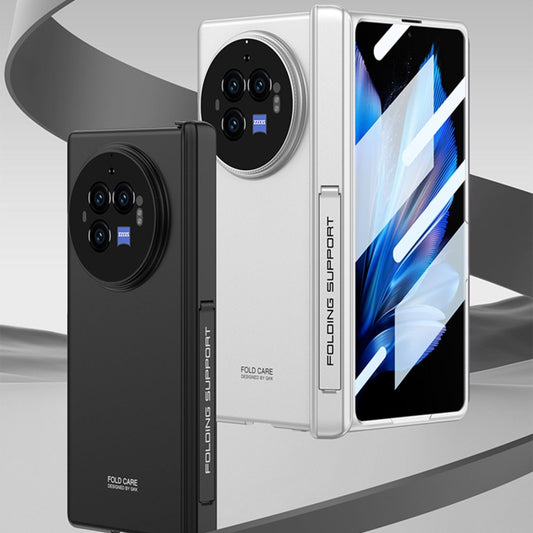 For vivo X Fold3 Pro GKK Integrated Magnetic Folding Hinge All-inclusive Phone Case(Black) by GKK