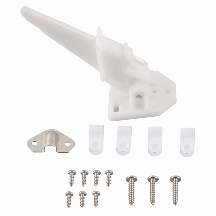 Marine Yacht Speedometer Pitot with Tube(White) by buy2fix