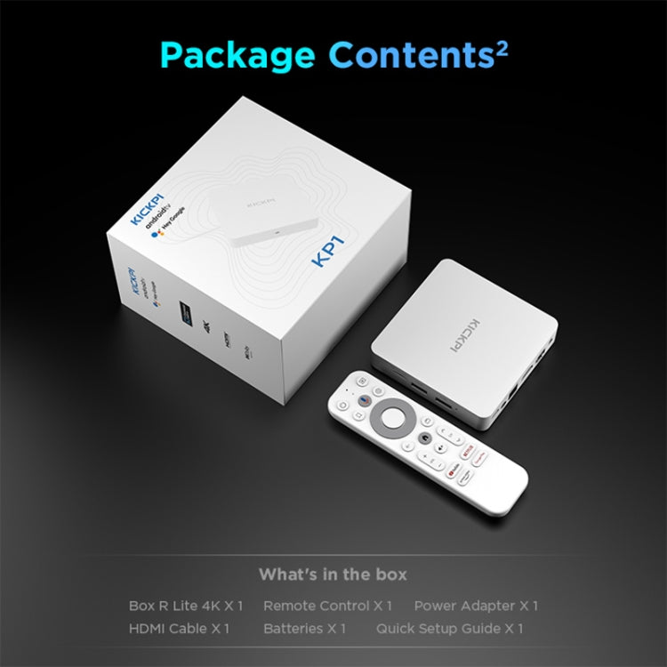 Kickpi KP1 Dual Band WiFi 4K HD Android TV Box, RAM:2GB+32GB(EU Plug) by buy2fix