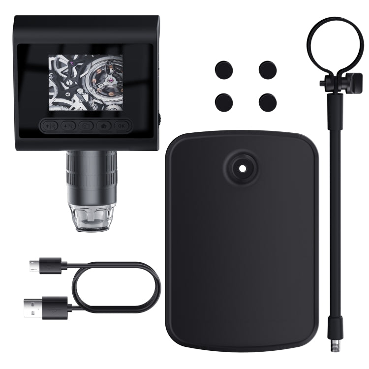P190 1000X Desktop HD Digital Microscope with 2.4 inch Screen by buy2fix