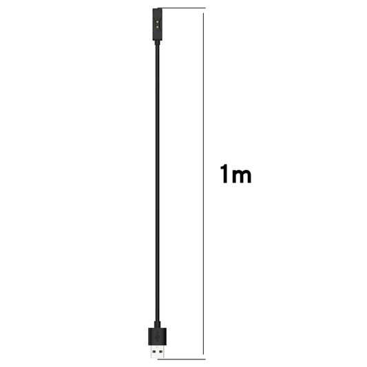 For COROS Heart Rate Monitor Magnetic Charging Cable, Length: 1m(Black) by buy2fix