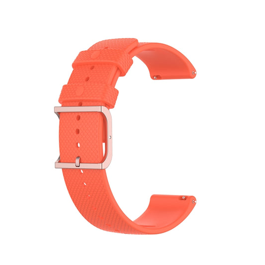 For Polar Ignite 20mm Dot Texture Watch Band(Orange) by buy2fix