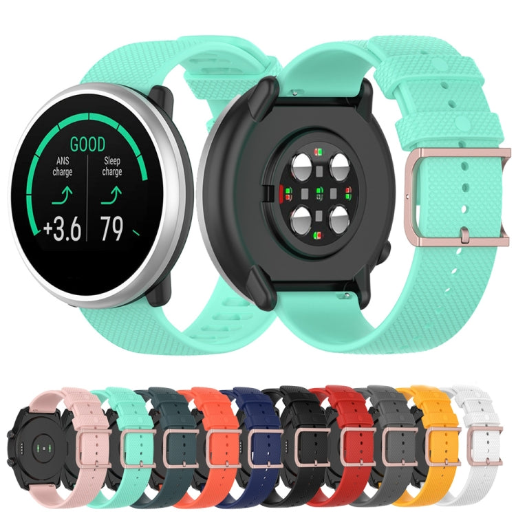 For Polar Ignite 20mm Dot Texture Watch Band(Orange) by buy2fix