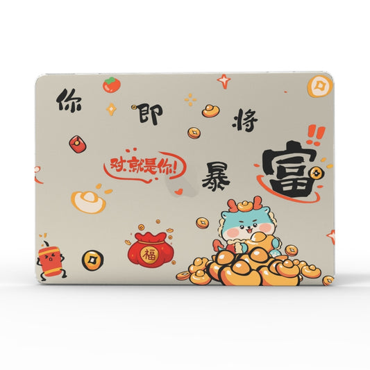For MacBook Pro 16 A2141 UV Printed Pattern Laptop Frosted Protective Case(DDC-1689) by buy2fix