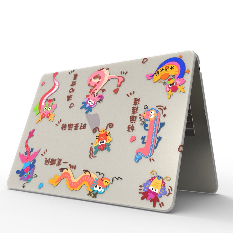 For MacBook Pro 15.4 A1286 UV Printed Pattern Laptop Frosted Protective Case(DDC-1683) by buy2fix