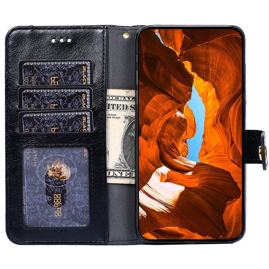 For Motorola Edge 5G 2024 Zipper Bag Leather Phone Case(Black) by buy2fix