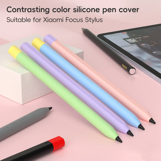 For Xiaomi Focus Pen III Stylus Pen Contrast Color Silicone Protective Case(Lavender) by buy2fix