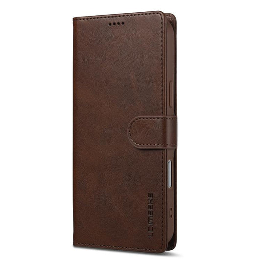LC.IMEEKE Calf Texture Horizontal Flip Leather Case For iPhone 17 Pro(Brown) - iPhone 17 Pro Cases by LC.IMEEKE | Online Shopping UK | buy2fix