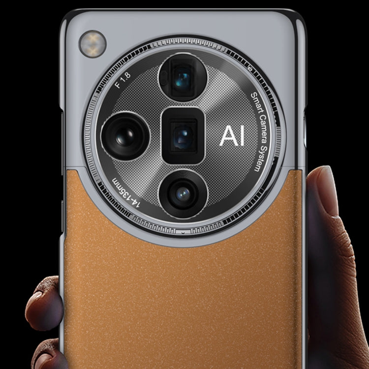 For OPPO Find X7 GKK Mortise-Tenon Connection Contrast Color Frosted AG Shockproof Phone Case(Black) - OPPO Cases by GKK | Online Shopping UK | buy2fix
