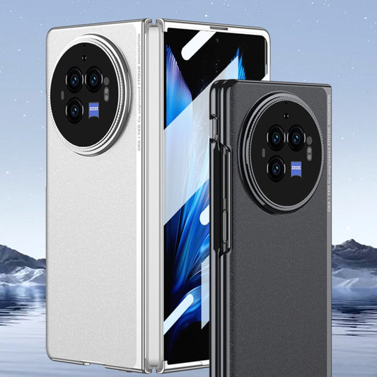 For vivo X Fold3 Pro GKK Integrated Unbounded Frosted AG All-inclusive Shockproof Phone Case(Black) by GKK