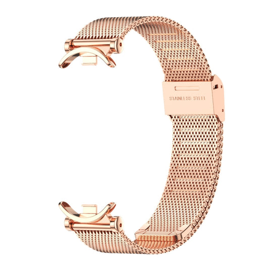 For Xiaomi Smart Band 10 / 9 / 8 Mijobs GT4 Milan Buckle Metal Watch Band(Rose Gold) by MIJOBS