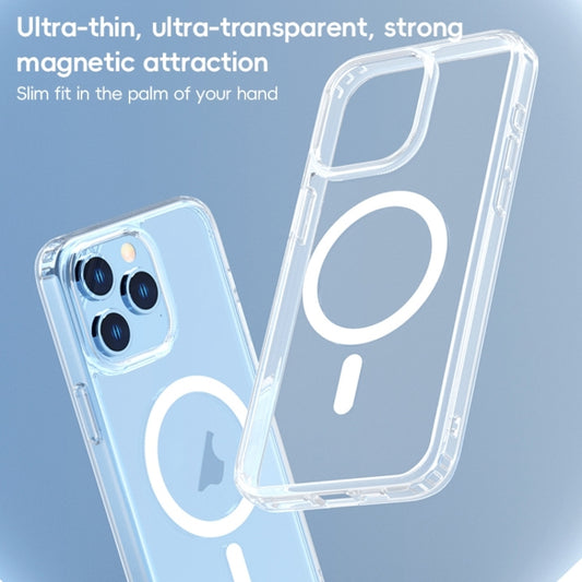 For iPhone 15 Pro ZGA Magsafe Clear PC Hybrid TPU Phone Case(Transparent) by ZGA