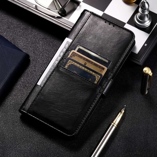 For Motorola Moto G Play 2024 Simple 6-Card Wallet Leather Phone Case(Black) by buy2fix