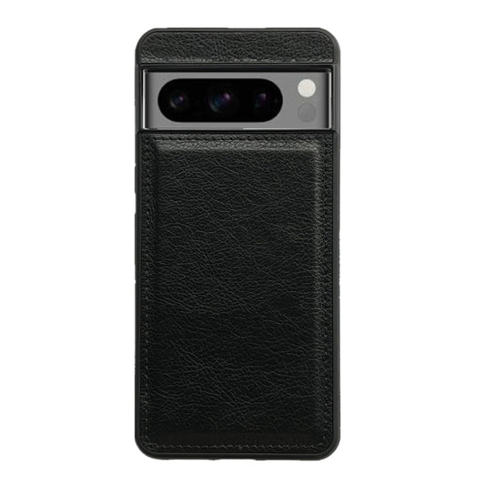 For Google Pixel 9 / Pixel 9 Pro Cowhide Texture Back Cover Phone Case(Black) by buy2fix