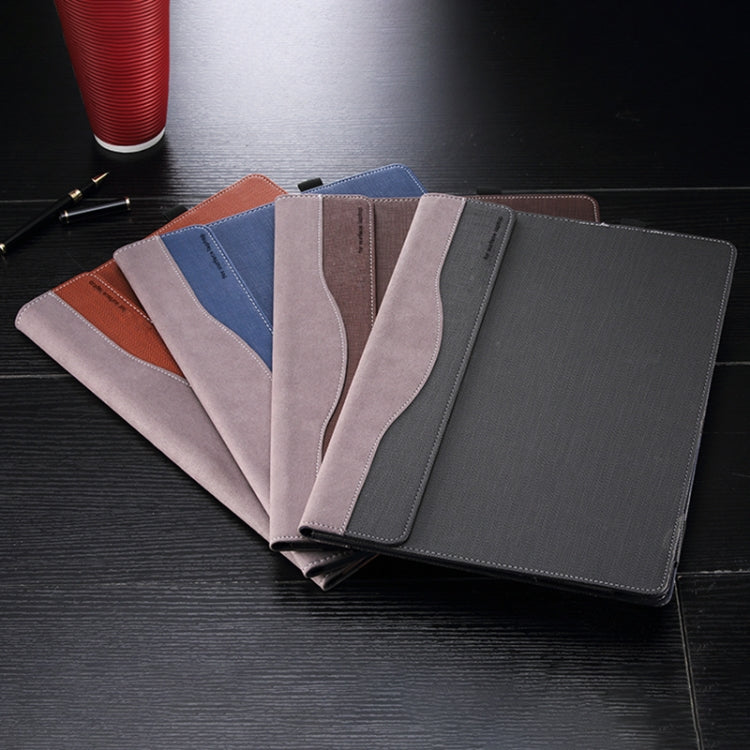 For Microsoft Surface Laptop 6 13.5 inch Laptop PU Leather Protective Case(Coffee Color) - Others by buy2fix | Online Shopping UK | buy2fix