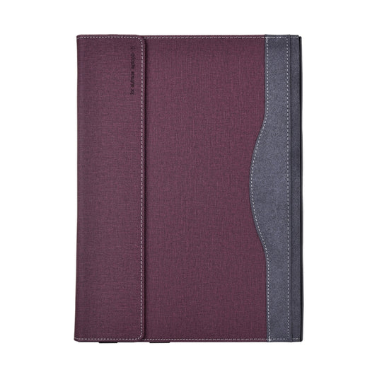 For Lenovo ThinkPad X1 Carbon Gen 11 Cloth Texture Laptop Leather Protective Case(Wine Red) by buy2fix