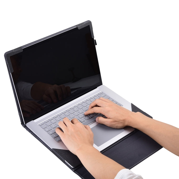 For Lenovo ThinkPad X1 Carbon Gen 9 Cloth Texture Laptop Leather Protective Case(Black) by buy2fix