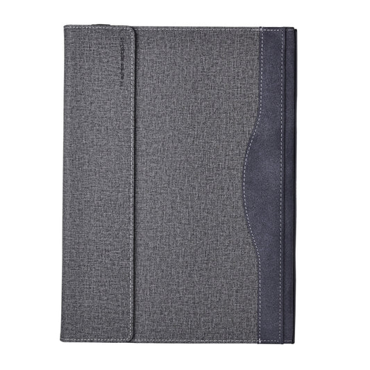 For Lenovo ThinkPad X1 Yoga Gen 4 Cloth Texture Laptop Leather Protective Case(Space Ash) by buy2fix
