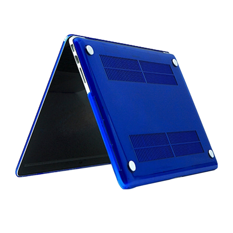 For MacBook Air 13.3 inch A2179 (2020) Laptop Crystal PC Protective Case(Dark Blue) by buy2fix