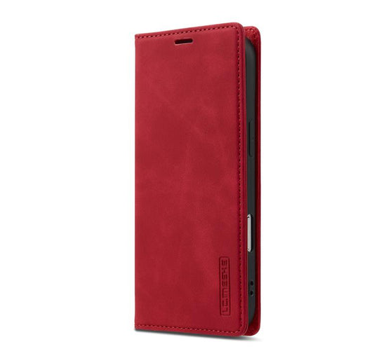For iPhone 17 Air LC.IMEEKE Strong Magnetism Microfiber Leather Phone Case(Red) - iPhone 17 Air Cases by LC.IMEEKE | Online Shopping UK | buy2fix