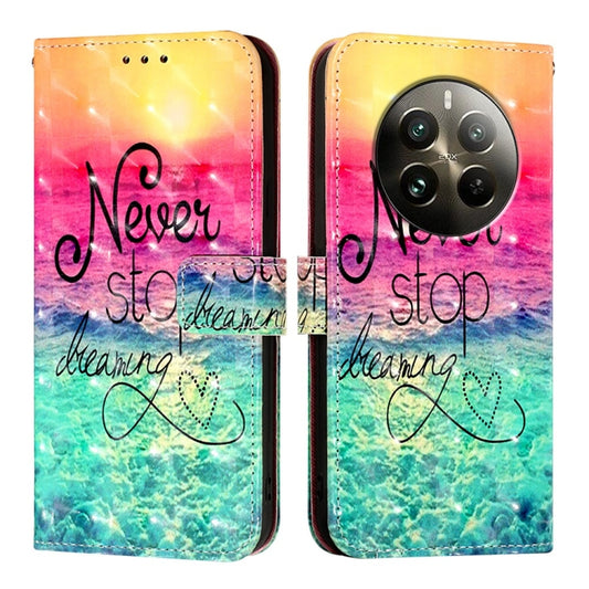 For Realme 12 Pro / Realme 12 Pro+ 3D Painting Horizontal Flip Leather Phone Case(Chasing Dreams) by buy2fix