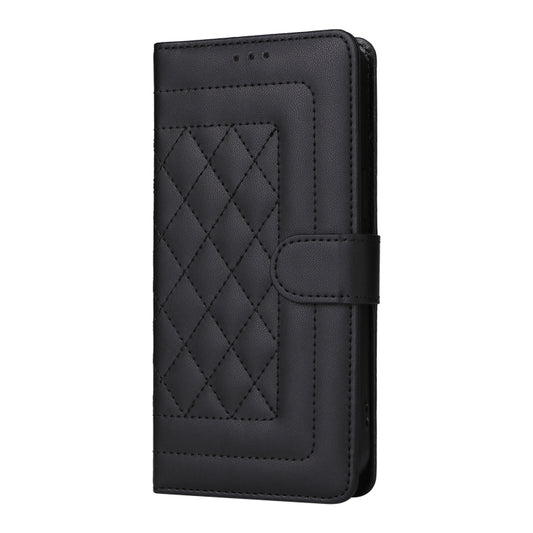 For Google Pixel 9 Diamond Lattice Leather Flip Phone Case(Black) by buy2fix