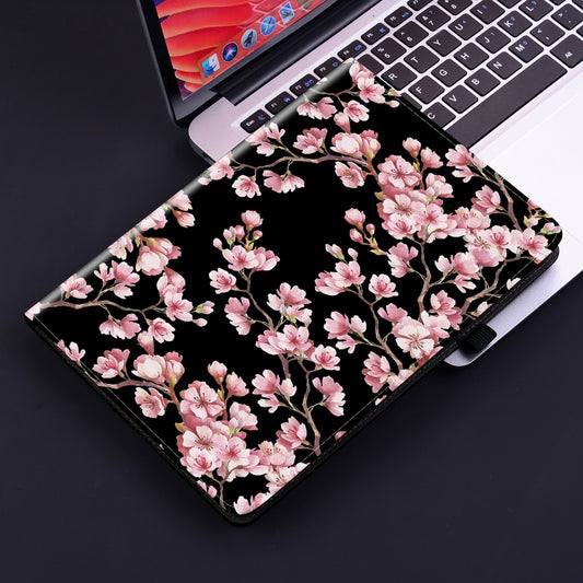 For Huawei MatePad SE 11 2024 Crystal Texture Painted Leather Smart Tablet Case(Plum Bossom) by buy2fix