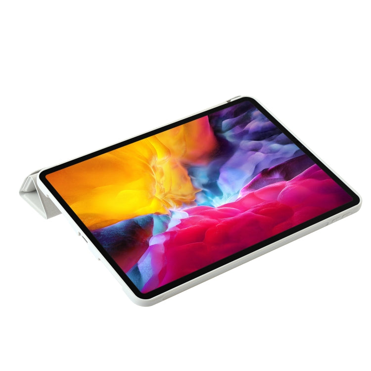 For iPad Pro 11 2025 / 2024 TPU Deformation Flip Leather Tablet Case with Holder(Grey) by buy2fix