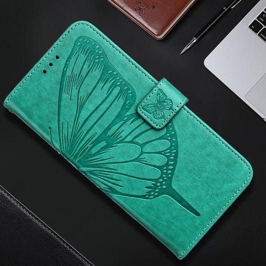 For Nothing CMF Phone 1 Embossed Butterfly Leather Phone Case(Green) - Nothing Cases by buy2fix | Online Shopping UK | buy2fix