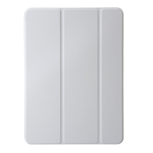 For iPad Air 13 2025 / 2024 Three-fold Holder Flip Tablet Leather Case(Grey) by buy2fix