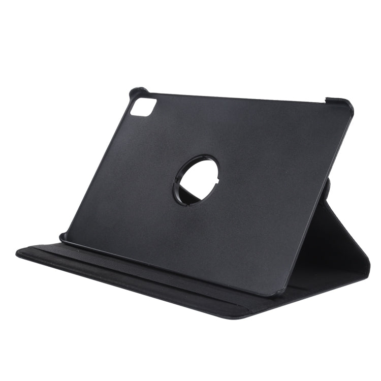 For iPad Air 13 2025 / 2024 360 Degree Rotation Litchi Texture Leather Tablet Case with Holder(Black) by buy2fix
