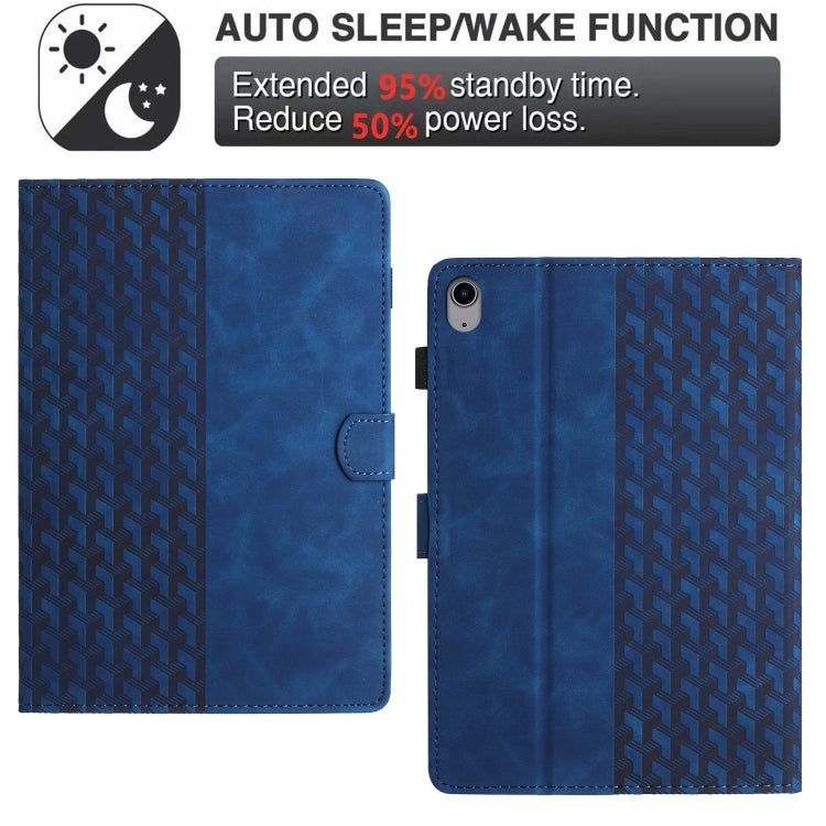 For iPad 2025 / 2022 Building Blocks Embossed Leather Smart Tablet Case(Blue) - iPad 2025 / 2022 Cases by buy2fix | Online Shopping UK | buy2fix