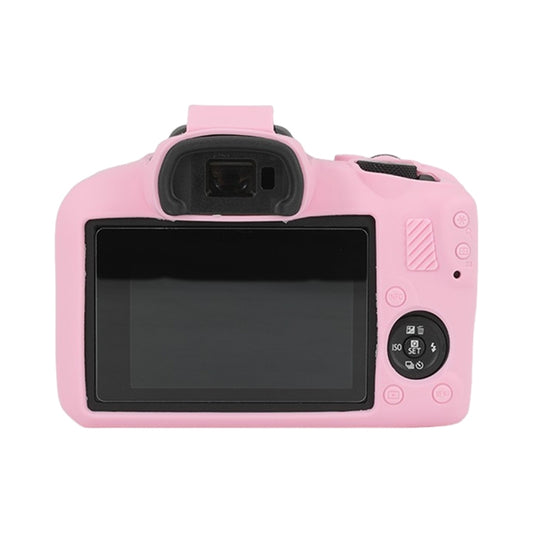 For Canon EOS R100 Glossy Soft Silicone Protective Case(Pink) by buy2fix