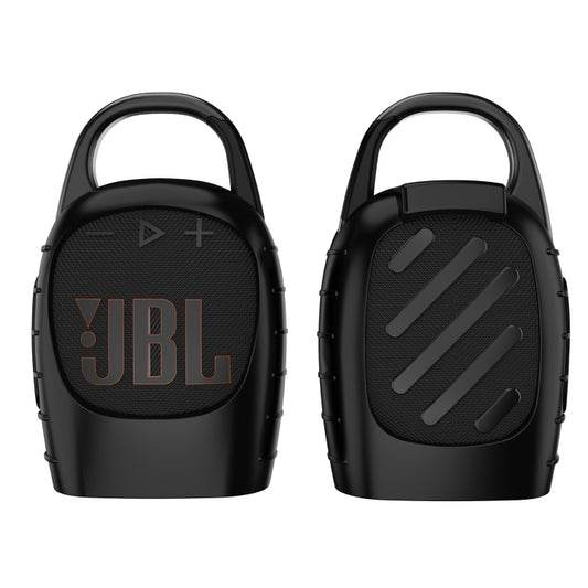 For JBL CLIP 5 Bluetooth Speaker Silicone Shockproof Protective Case(Black) by buy2fix