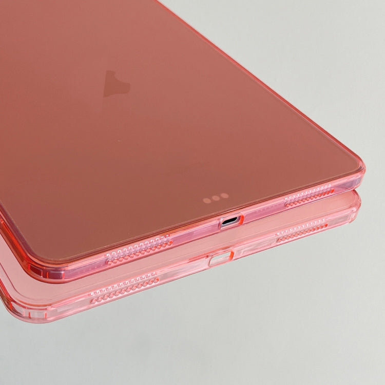 For iPad Pro 11 2025 / 2024 Skin-feeling Crystal Clear Acrylic Tablet Case(Pink) by buy2fix