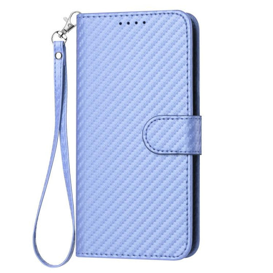 For Google Pixel 10 / Pixel 10 Pro YX0070 Carbon Fiber Buckle Leather Phone Case with Lanyard(Light Purple) - Google Cases by buy2fix | Online Shopping UK | buy2fix