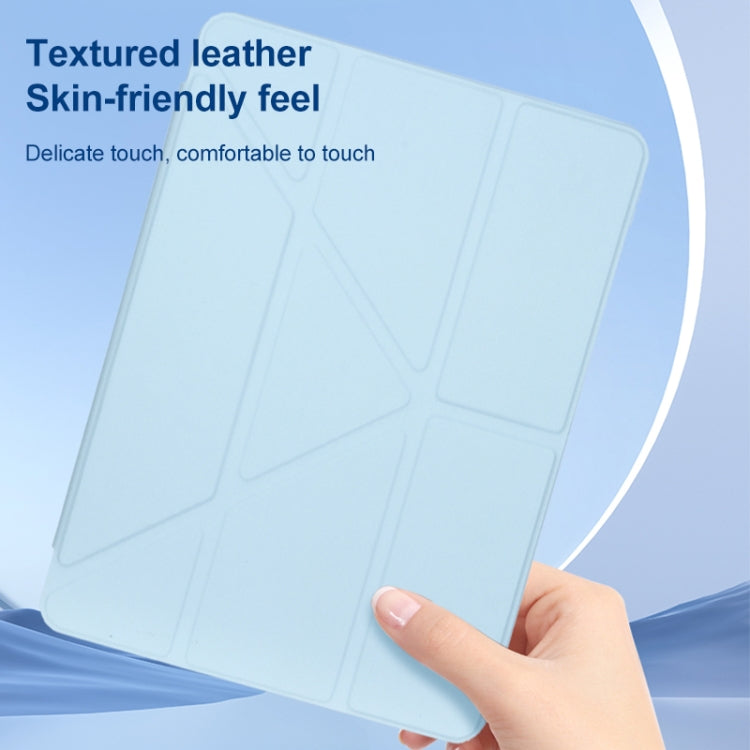 For Huawei MatePad Pro 11 2022 / 2024 Clear Acrylic Deformation Leather Tablet Case(Dark Green) by buy2fix