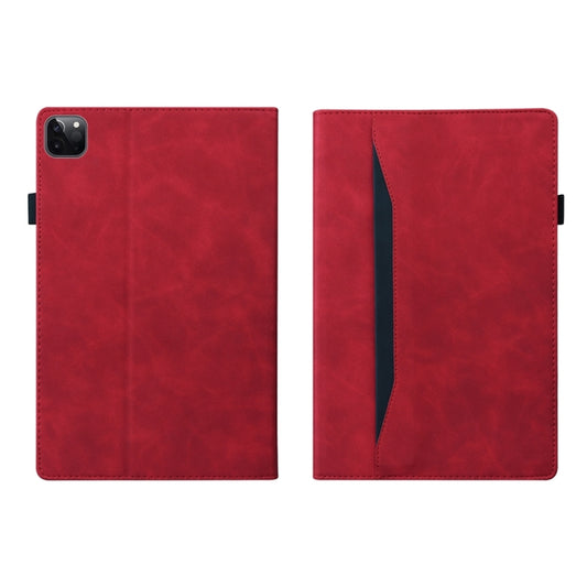 For iPad Pro 13 2025 / 2024 Splicing Shockproof Leather Tablet Case(Red) by buy2fix