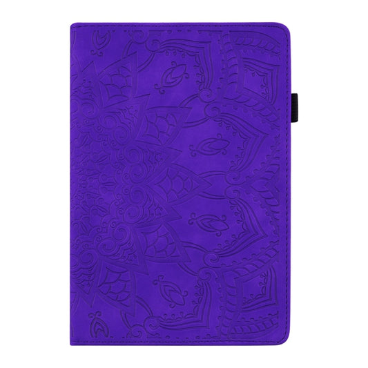 For iPad Pro 11 2025 / 2024 Calf Texture Embossed Leather Tablet Case(Purple) by buy2fix