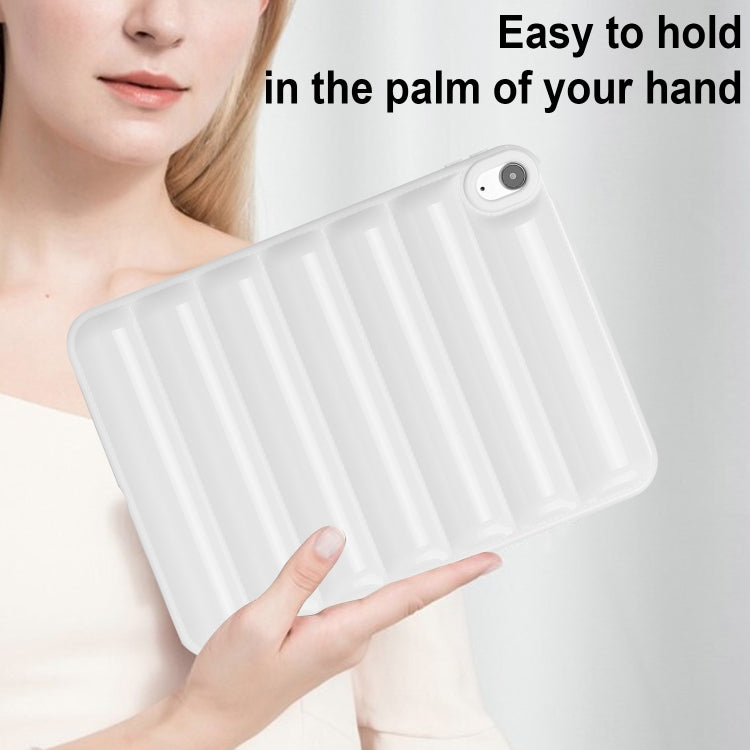 For iPad Air 11 2025 / 2024 Eiderdown Cushion Shockproof Tablet Case(White) by buy2fix
