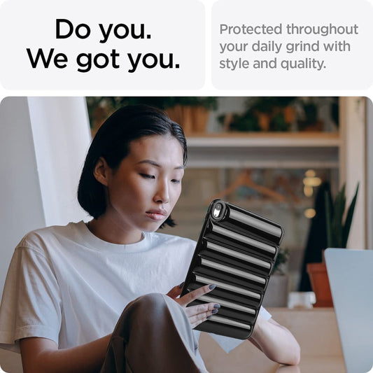 For iPad Air 11 2025 / 2024 Eiderdown Cushion Shockproof Tablet Case(Black) by buy2fix