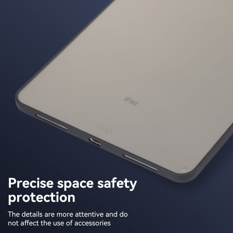 For iPad Air 11 2025 / 2024 Skin Feel 2 in 1 PC Hybrid TPU Tablet Case(Black) by buy2fix