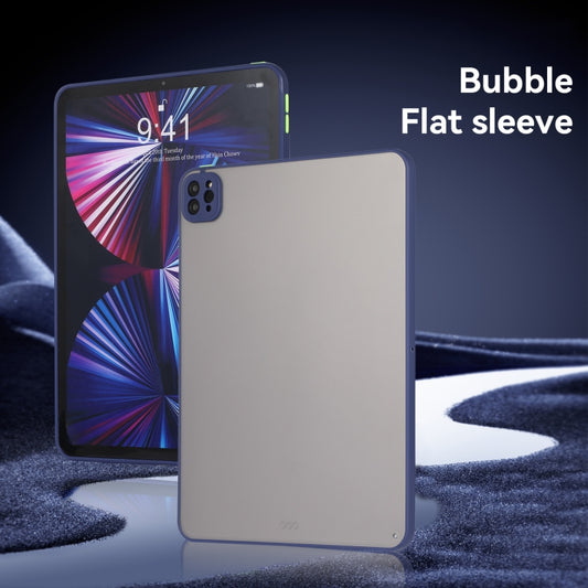 For iPad Pro 12.9 2022/2021/2020/2018 Skin Feel 2 in 1 PC Hybrid TPU Tablet Case(Blue) - iPad Pro 12.9 (2022/2021) Cases by buy2fix | Online Shopping UK | buy2fix